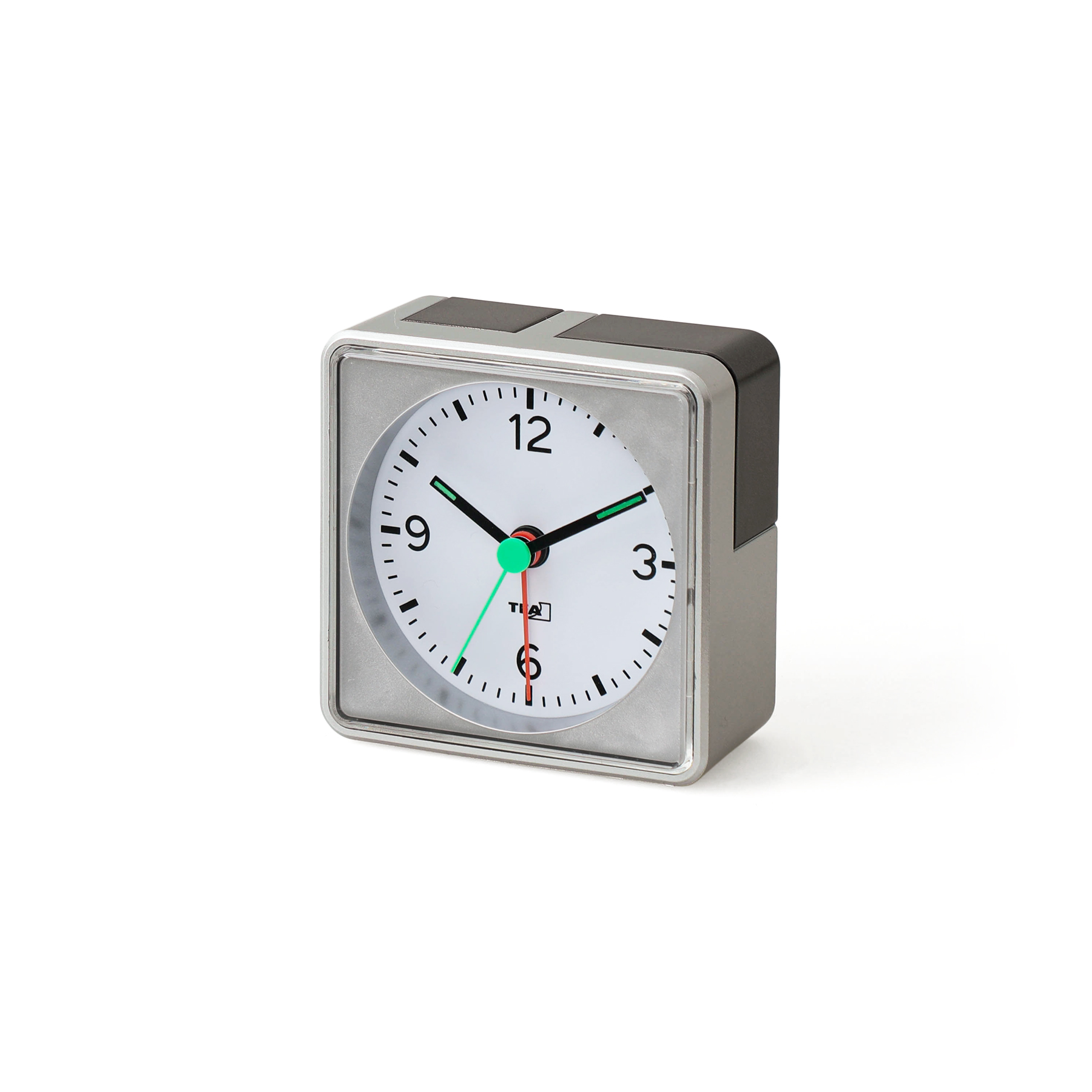 アナログ目覚まし時計 TFA Dostmann Analogue alarm clock PUSH 60.1013 ドストマン アナログアラームクロック 置き時計 インテリア コンパクト ミニ おしゃれ | TFA Dostmann | 01