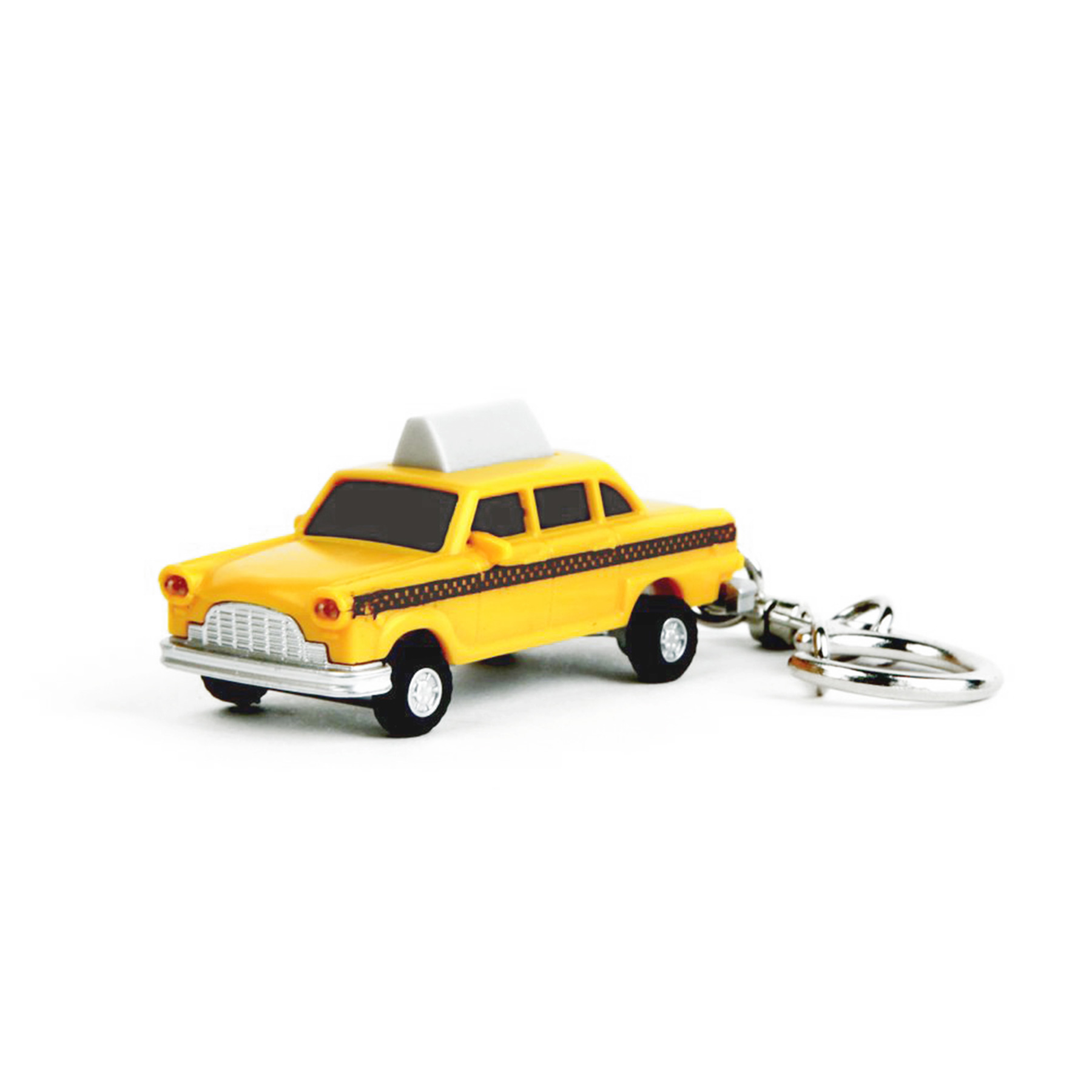 キーホルダー タクシー 光る 音が鳴る KIKKERLAND キッカーランド Noisy Key Light  NYC cab ノイジーキーライト NYCキャブ イエローキャブ ニューヨーク | DETAIL | 01