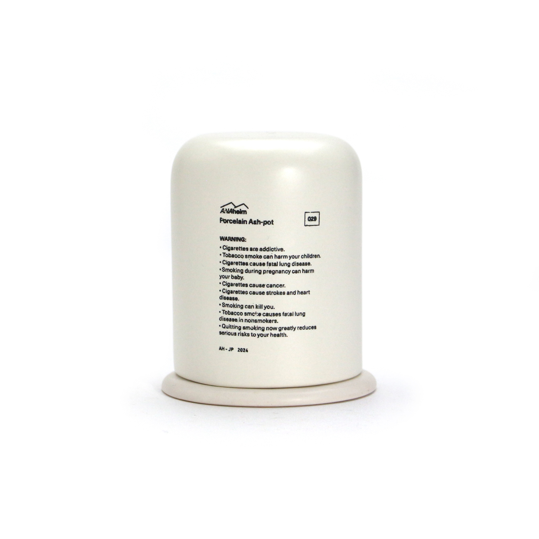 灰皿 蓋付き ANAheim アナハイム Porcelain Ash-Pot ポーセリン アッシュポット 磁器 電子タバコ用灰皿 インセンススタンド ペンスタンド コスメ収納 |  | 01