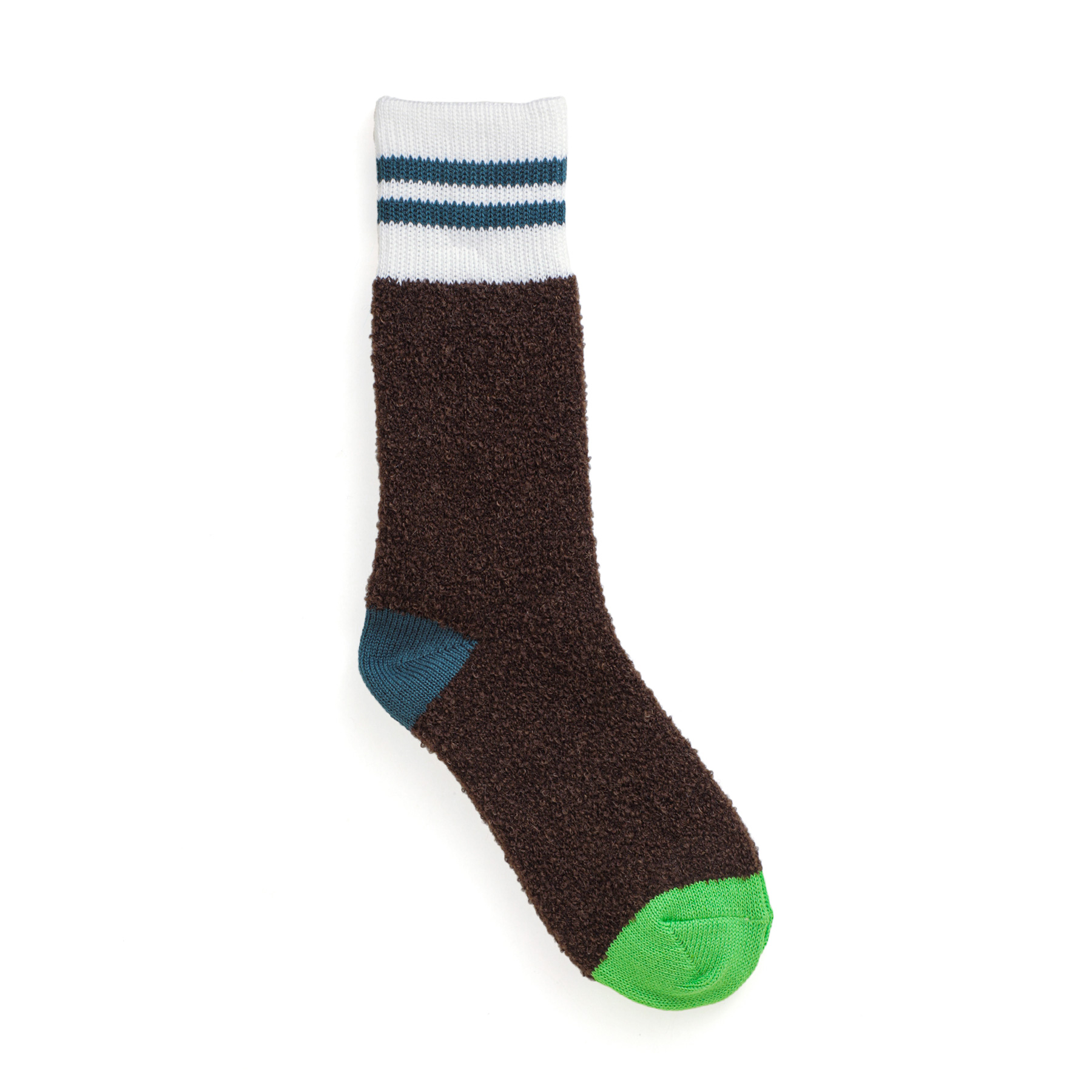 靴下 レディース あったか SHOWATABE ショウワタベ Alpaca Boucle Socks Stripes アルパカブークレソックス ストライプ 秋冬 冷え対策 暖かい ギフト | decka Quality socks | 02