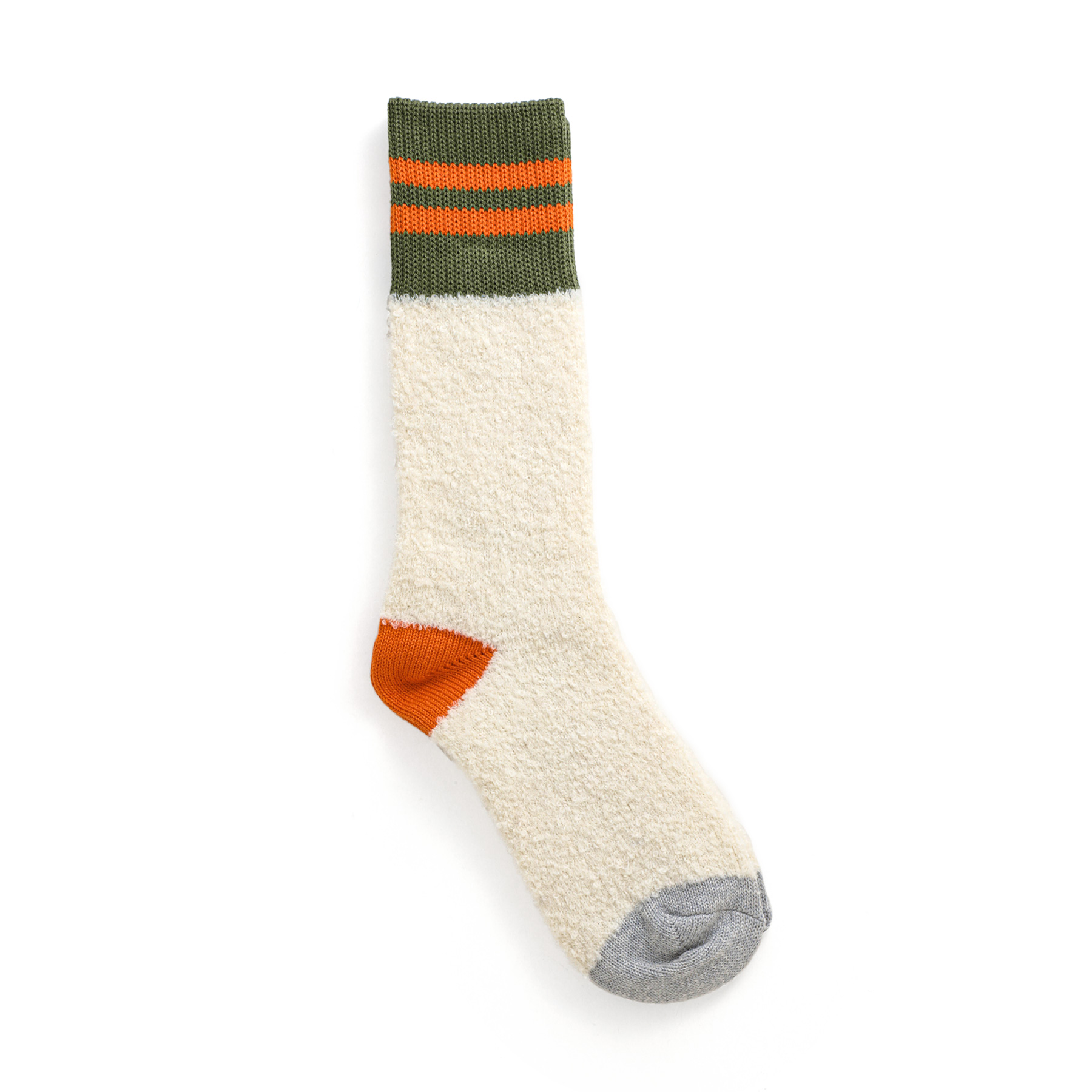 靴下 レディース あったか SHOWATABE ショウワタベ Alpaca Boucle Socks Stripes アルパカブークレソックス ストライプ 秋冬 冷え対策 暖かい ギフト | decka Quality socks | 01