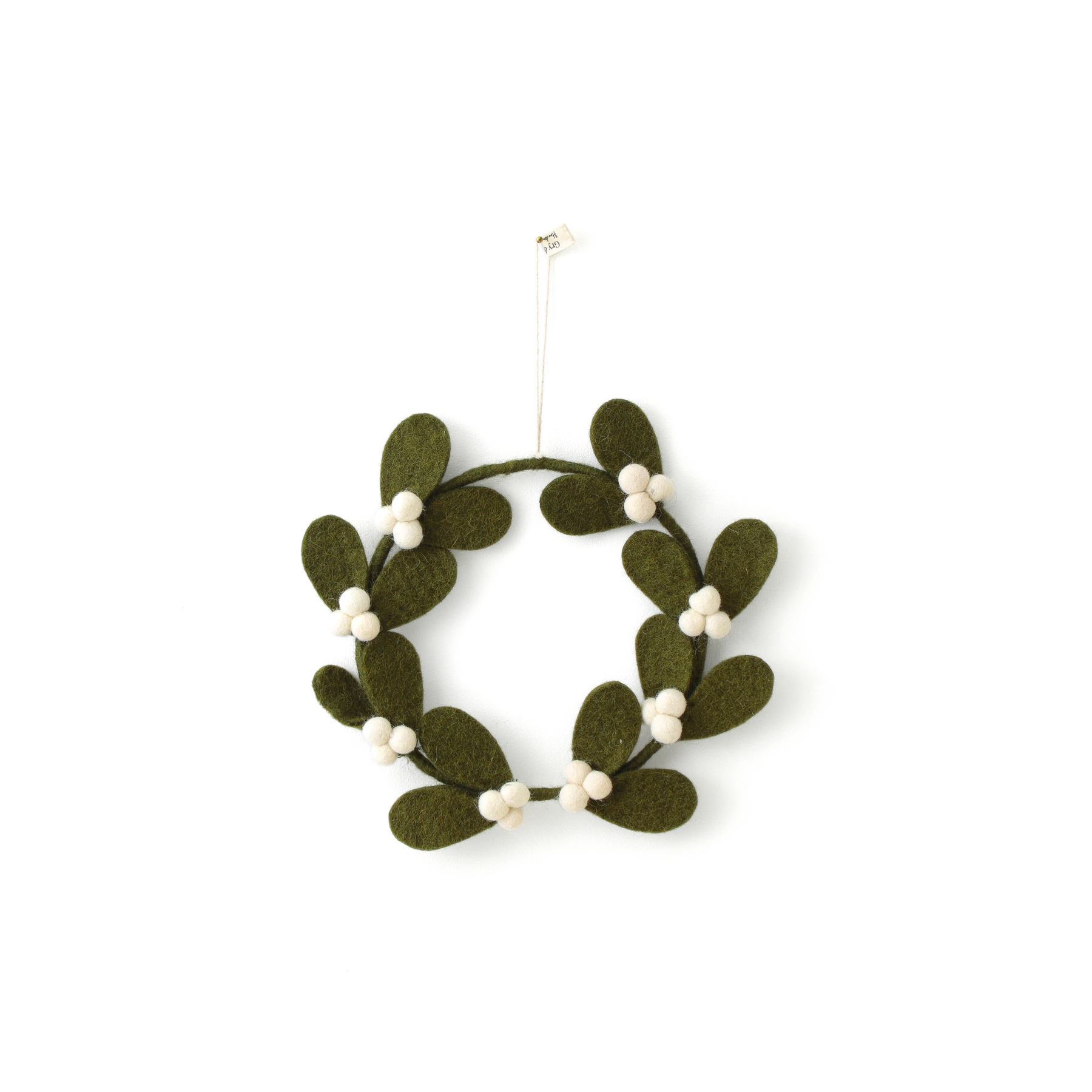 リース フェルト Gry & Sif グライアンドシフ ヤドリギリース S クリスマスリース フェルト 北欧 壁掛け 飾り オブジェ |  | 01