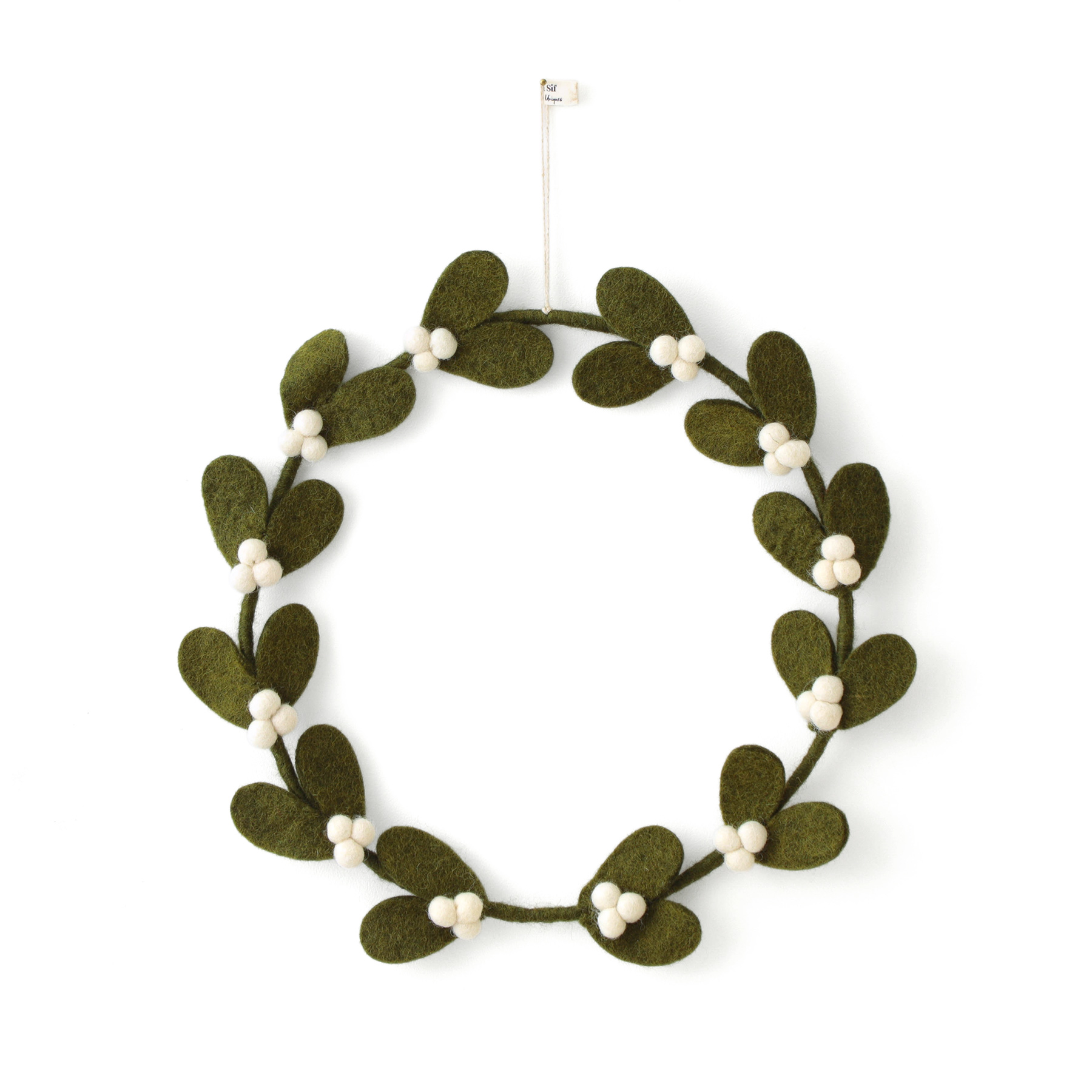 リース フェルト Gry & Sif グライアンドシフ ヤドリギリース L クリスマスリース 北欧 玄関 壁掛け 飾り オブジェ ハンドメイド 冬飾り |  | 01