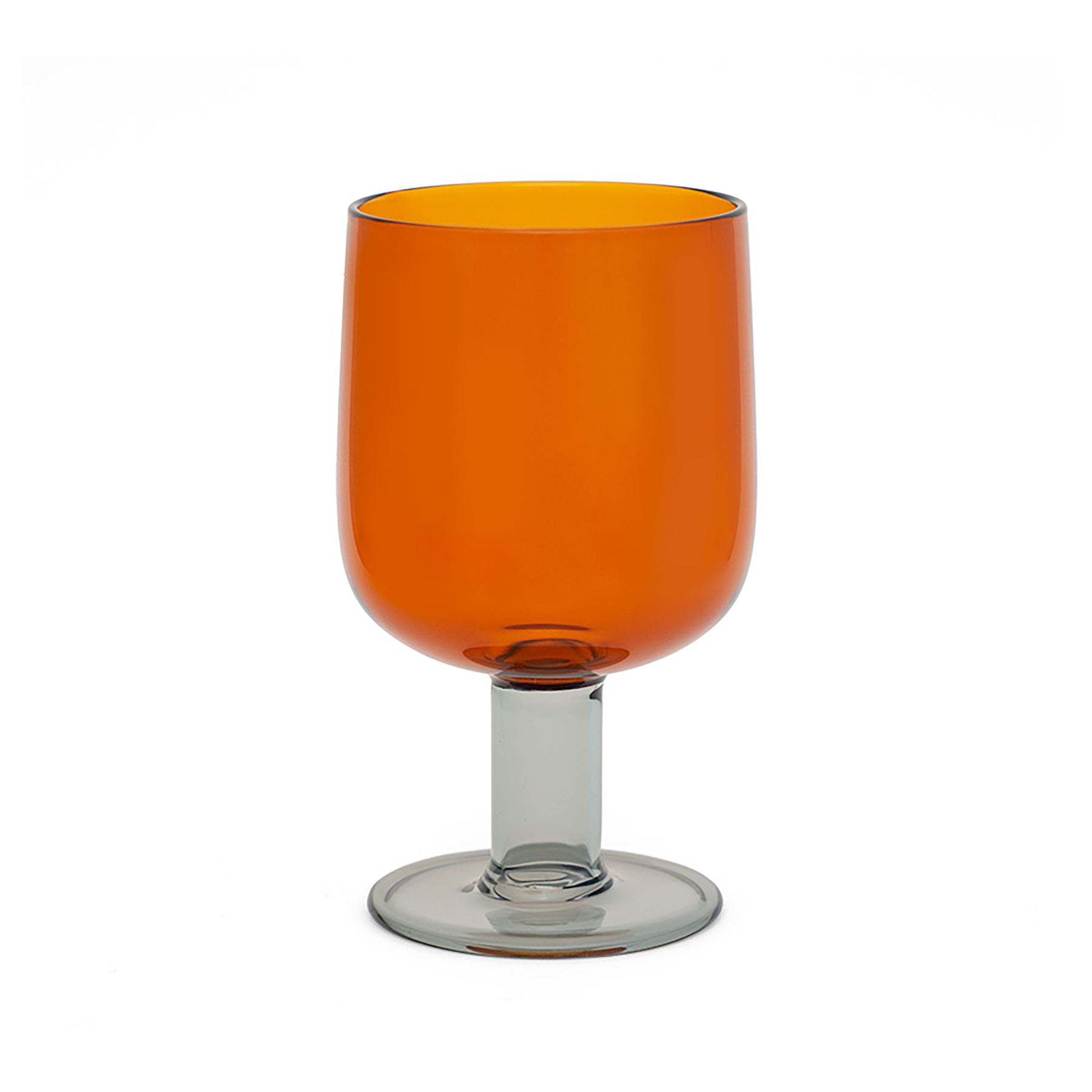 amabro アマブロ TWO TONE WINE GLASS - limited color  ツートーン ワイングラス ステム付き ショートステム 200ml 食洗機対応 スタッキング | amabro | 02