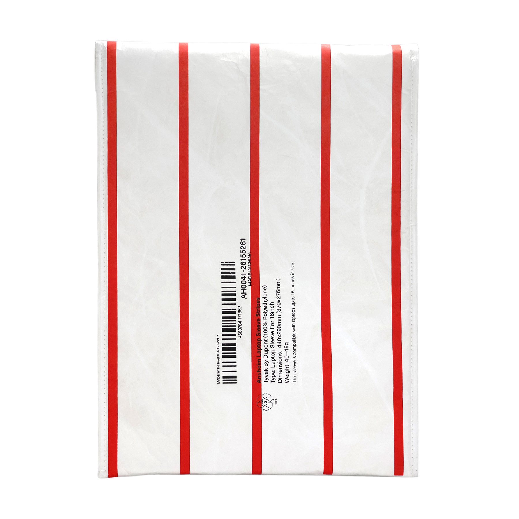 ノートパソコンケース / ANAheim アナハイム Laptop Sleeve Stripes 16inch ラップトップスリーブ ストライプス 16インチ / PCケース タイベック 軽量 |  | 01