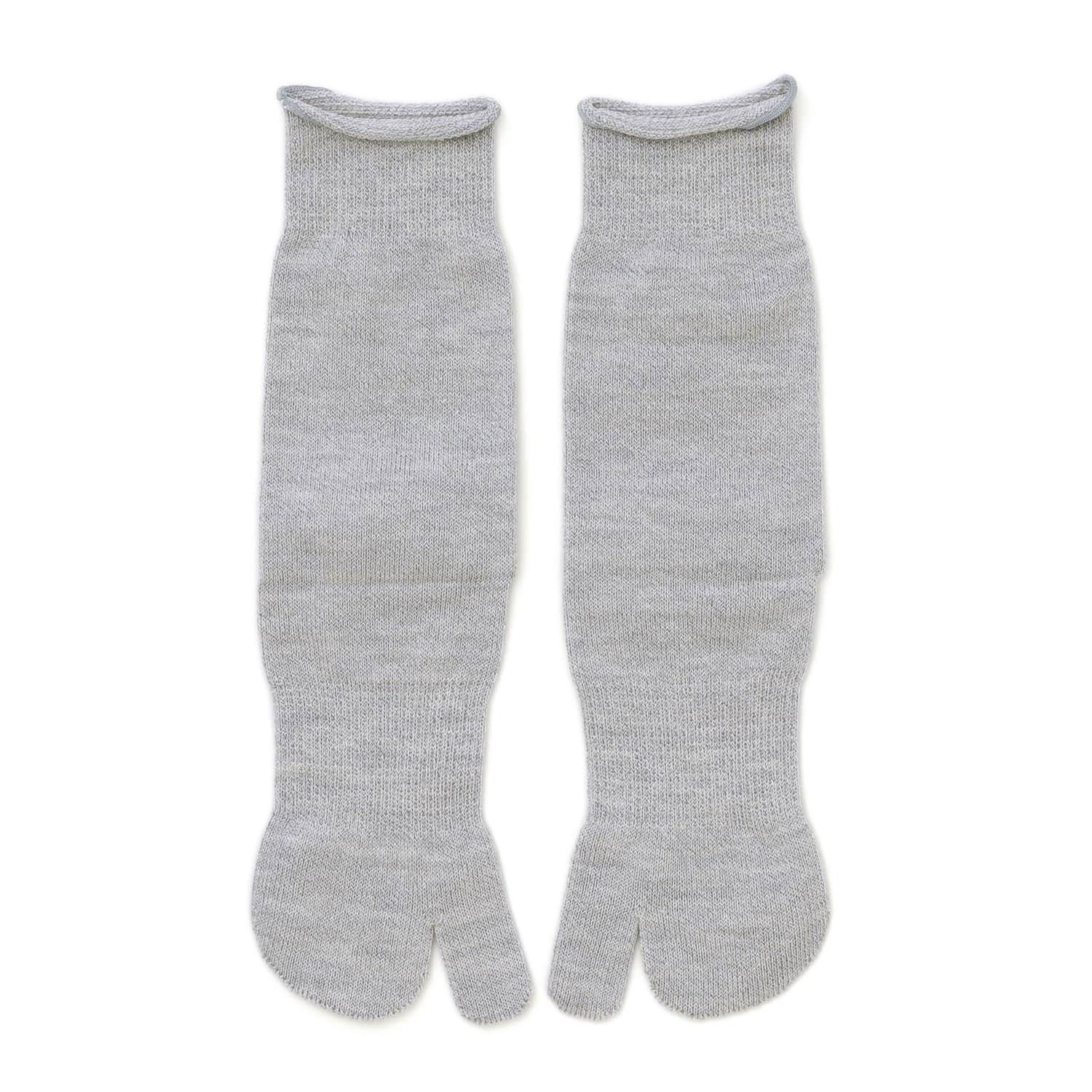 足袋ソックス 22.0-24.5cm 靴下 日本製 メリノウールソックス M レディース ソックス 女性 おしゃれ 無地 シンプル 防臭 あたたかい 暖かい カジュアル 黒 | HIGHTIDE | 01