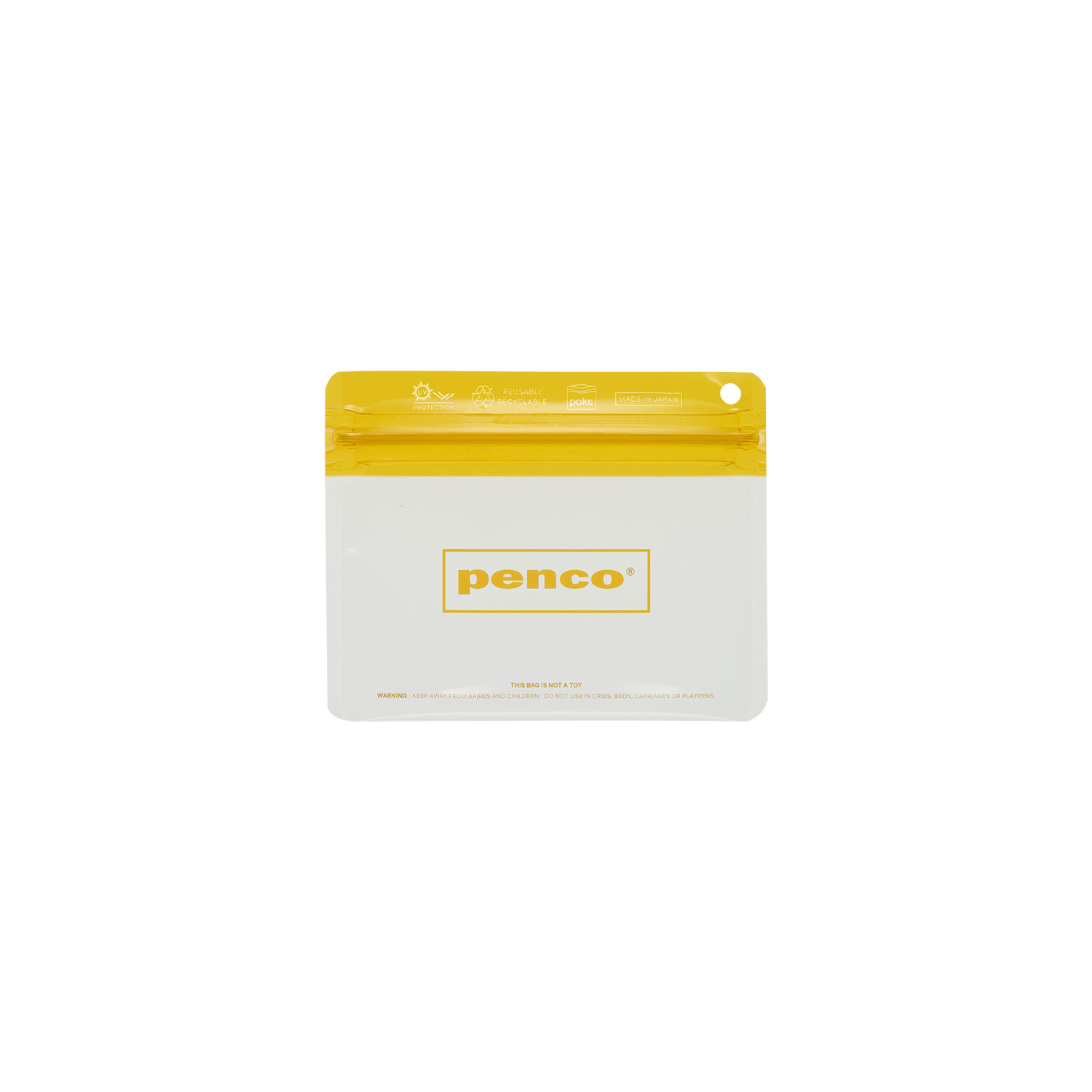 Penco(R)/Pake(R) The Slipper  ペンコ パケ ジッパーバッグ 直営店限定  ジップバッグ ポーチ クリアケース 透明 小物入れ トラベル 旅行 コイン | penco | 02