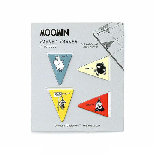 ブックマーカー ムーミン MOOMIN マグネットマーカー しおり ブックマーク クリップ 付箋 手帳 マグネット | HIGHTIDE | 01