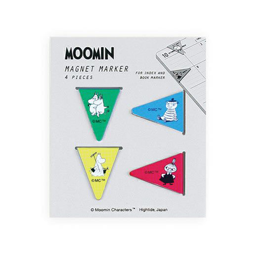 ブックマーカー ムーミン MOOMIN マグネットマーカー しおり ブックマーク クリップ 付箋 手帳 マグネット | HIGHTIDE | 04