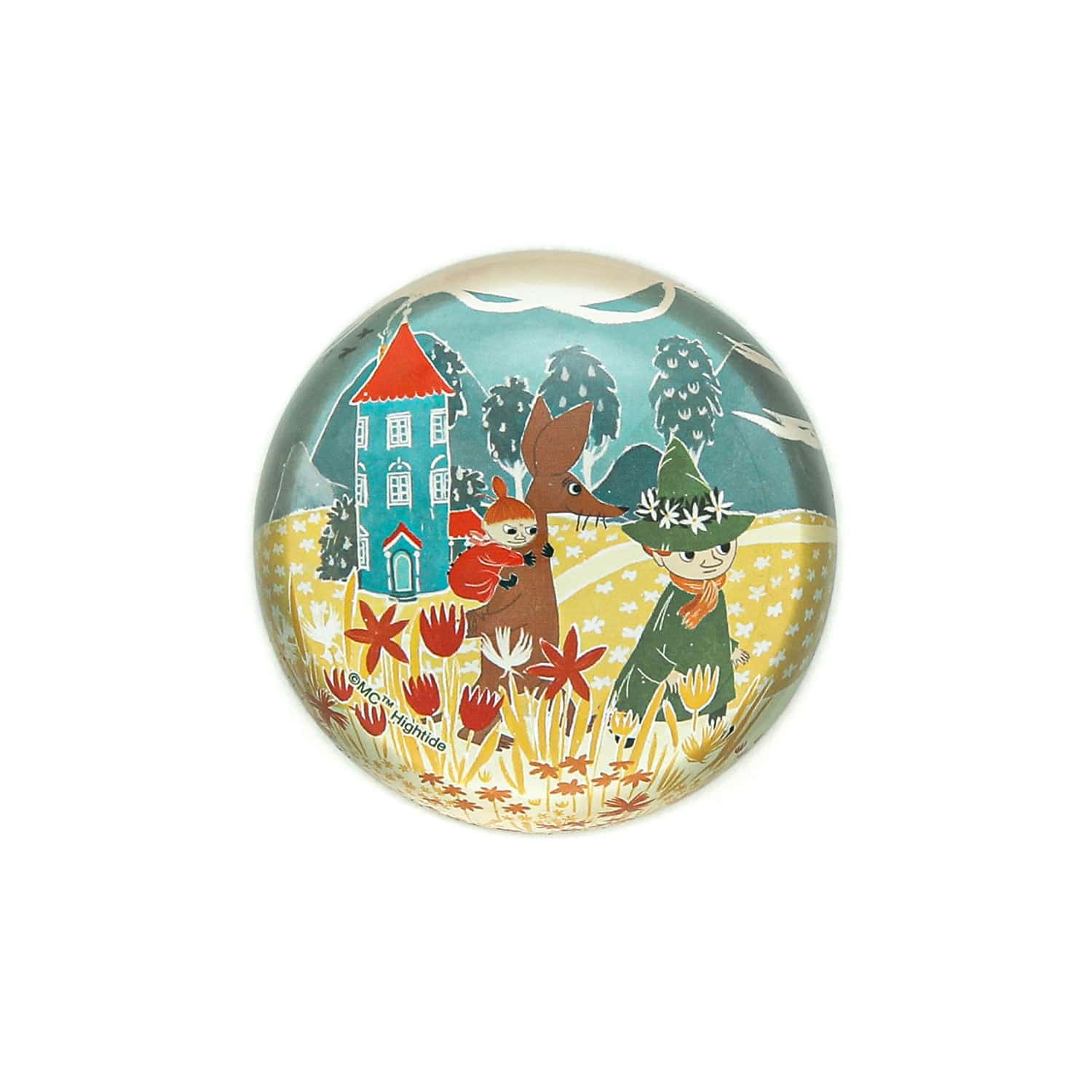 HIGHTIDE ペーパーウェイト Moomin Glass Paperweight ムーミン