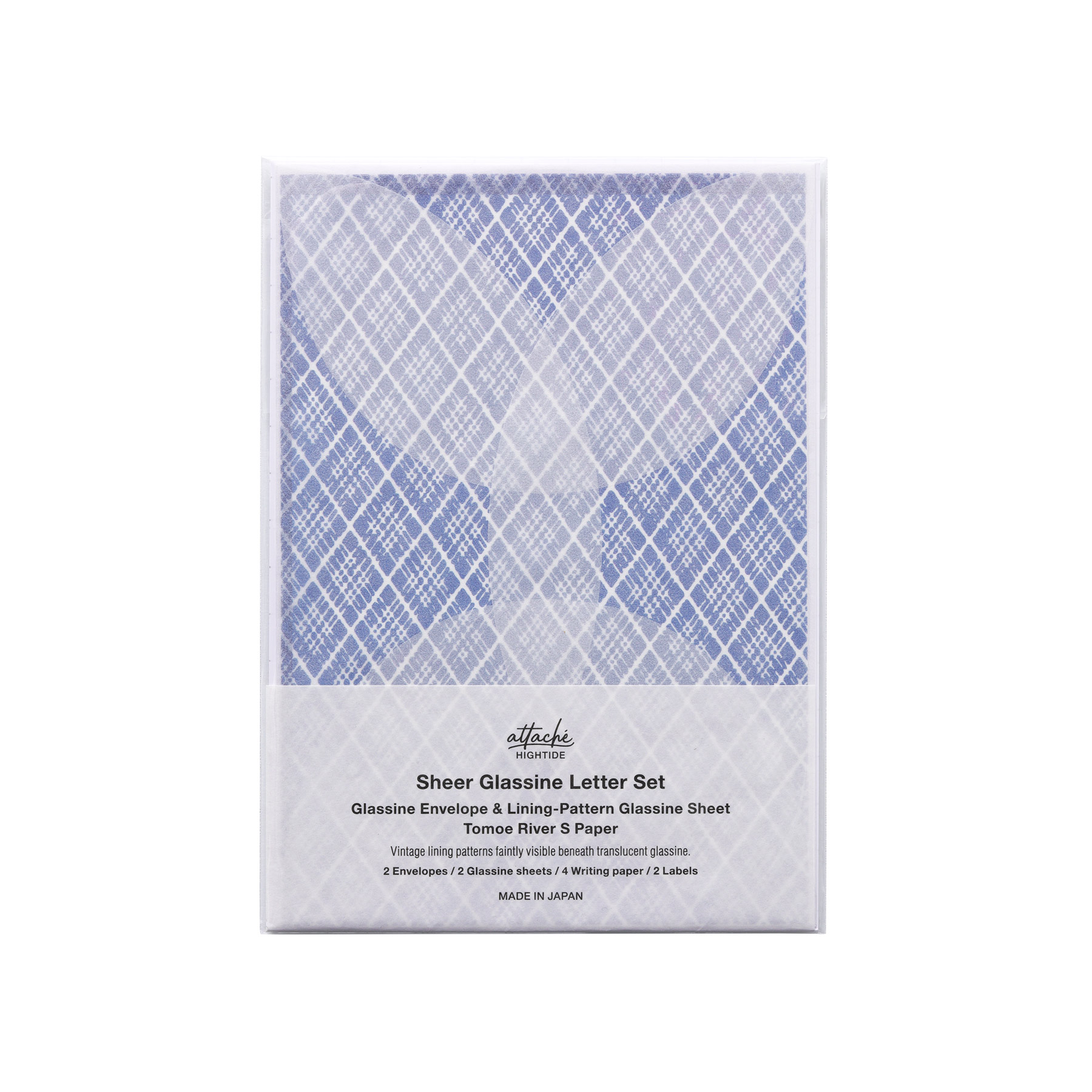 attache アタシェ シアーグラシンレターセット 便せん 便箋 手紙 横書き | HIGHTIDE | 02