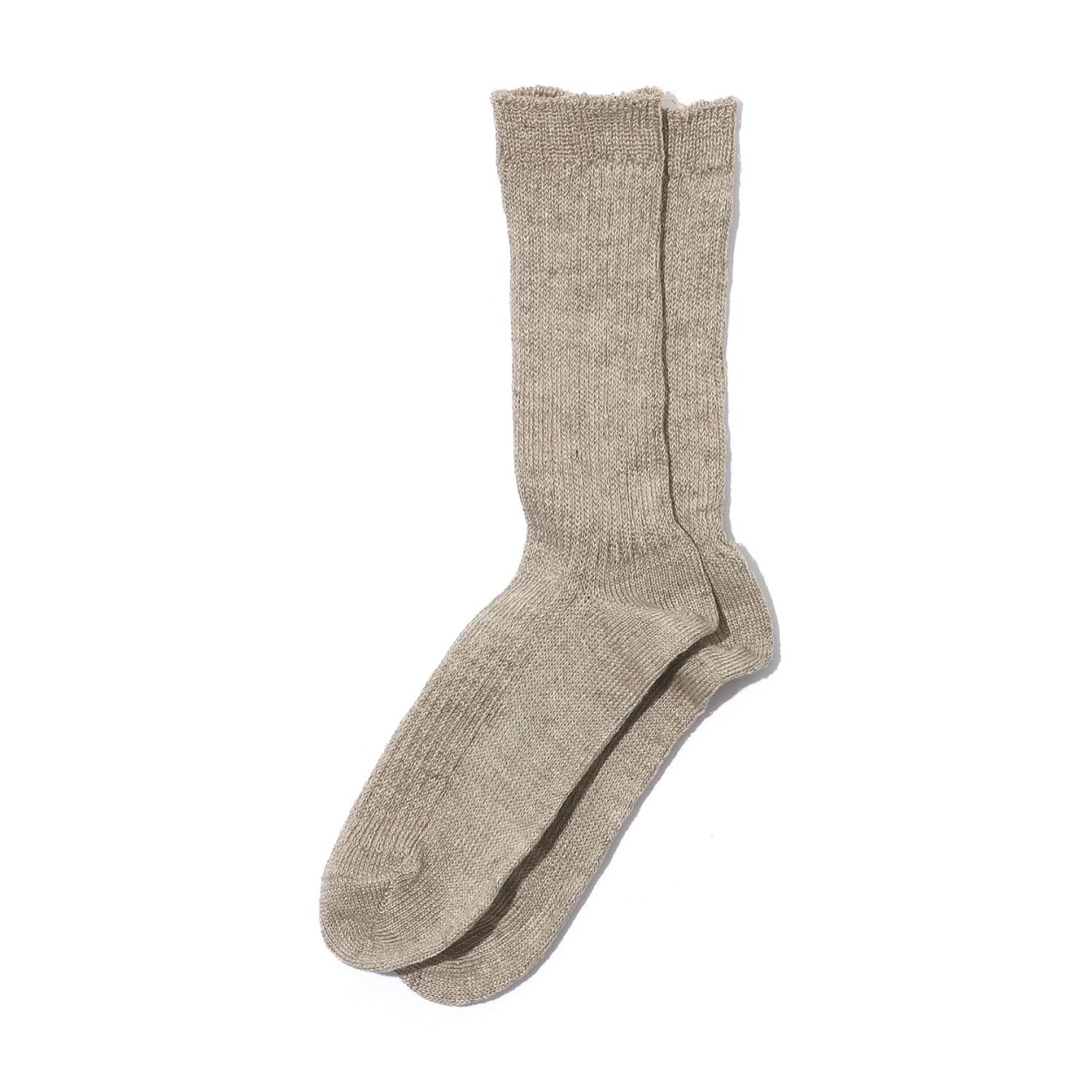 靴下 レディース OBSCURE SOCKS W - MUSA オブスキュアソックス ムサ 麻 ソックス リネン クルーソックス クルー丈 ミドル丈 ハイソックス | HIGHTIDE | 02