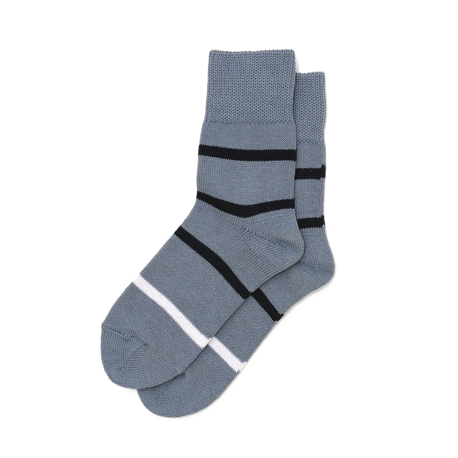 靴下 ソックス レディース OBSCURE SOCKS W BOUGAINVILLEA オブスキュアソックス ブーゲンビリア （レディース） 23-25cm 春 夏 ボーダー 日本製 | OBSCURE SOCKS | 03