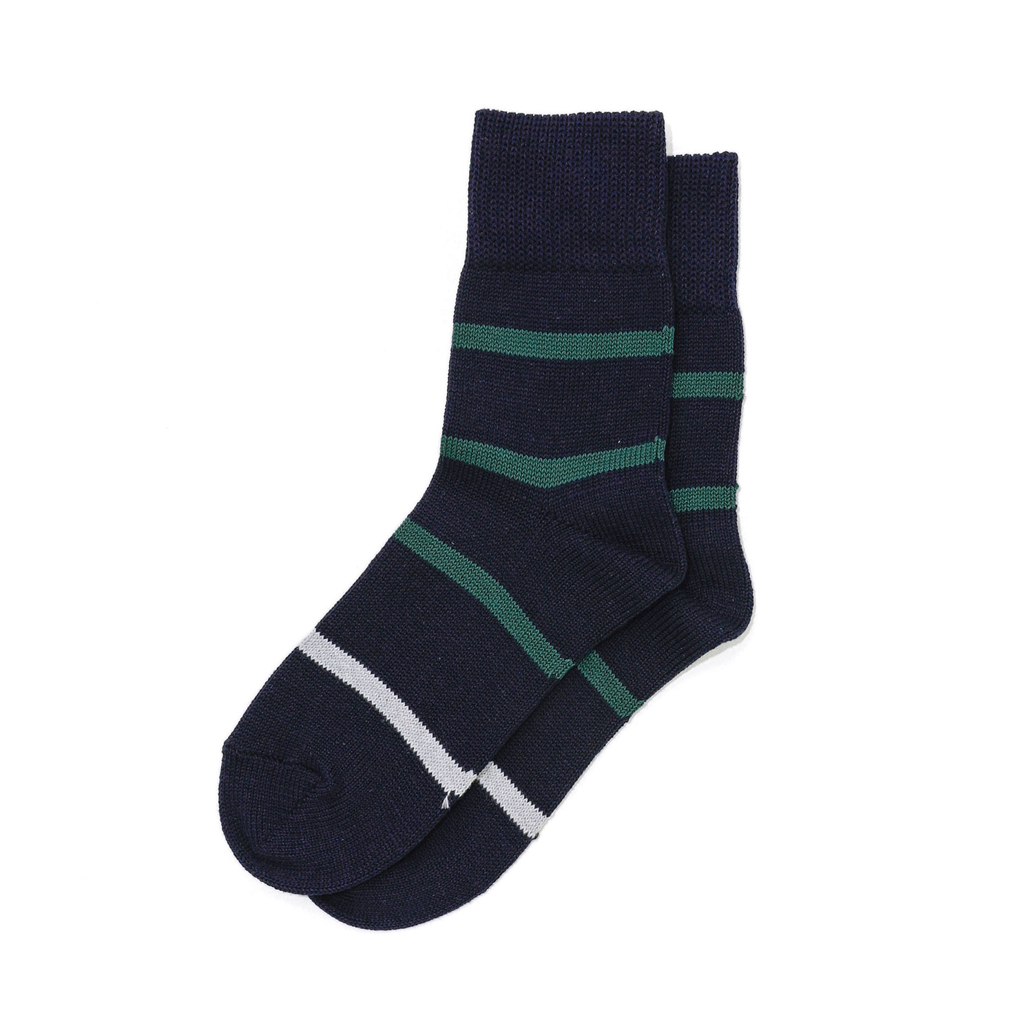 靴下 ソックス レディース OBSCURE SOCKS W BOUGAINVILLEA オブスキュアソックス ブーゲンビリア （レディース） 23-25cm 春 夏 ボーダー 日本製 | OBSCURE SOCKS | 04