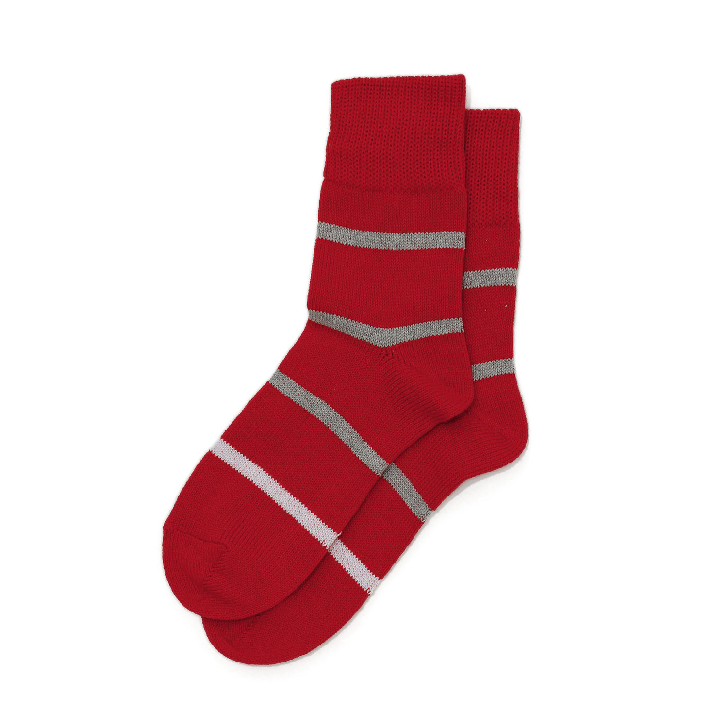 靴下 ソックス レディース OBSCURE SOCKS W BOUGAINVILLEA オブスキュアソックス ブーゲンビリア （レディース） 23-25cm 春 夏 ボーダー 日本製 | OBSCURE SOCKS | 02