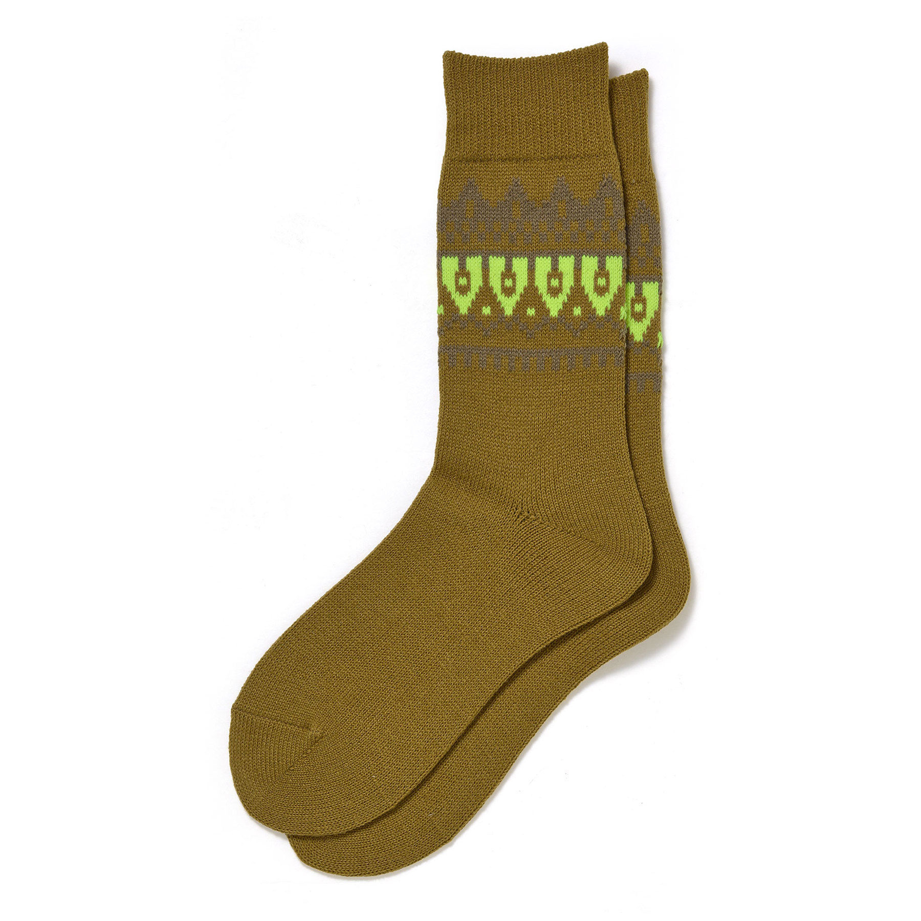 靴下 レディース / OBSCURE SOCKS オブスキュアソックス FREESIA Woman’s フリージア レディース / 23.0cm-25.0cm フェアアイル柄 ローゲージ 日本製 | OBSCURE SOCKS | 03