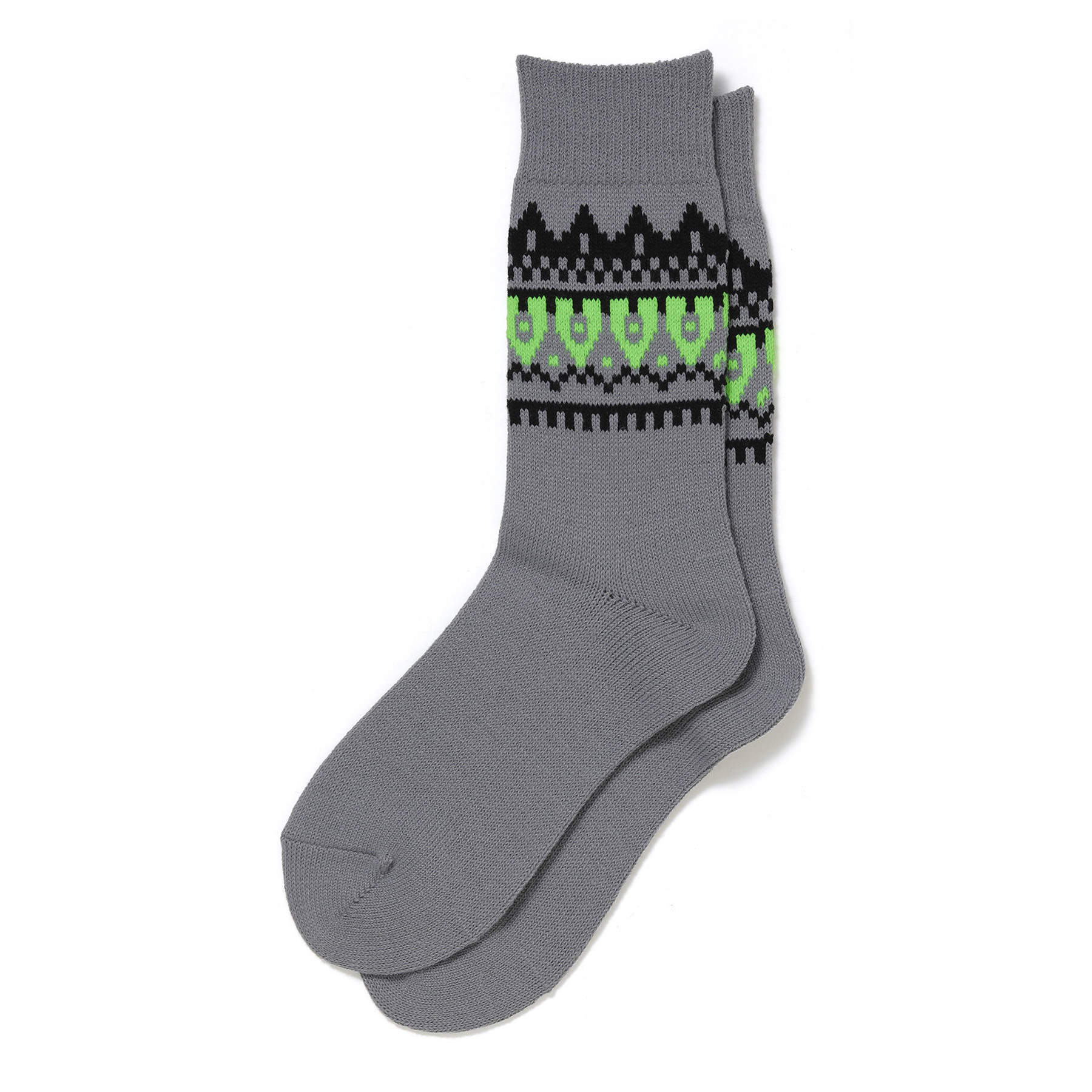 靴下 レディース / OBSCURE SOCKS オブスキュアソックス FREESIA Woman’s フリージア レディース / 23.0cm-25.0cm フェアアイル柄 ローゲージ 日本製 | OBSCURE SOCKS | 01