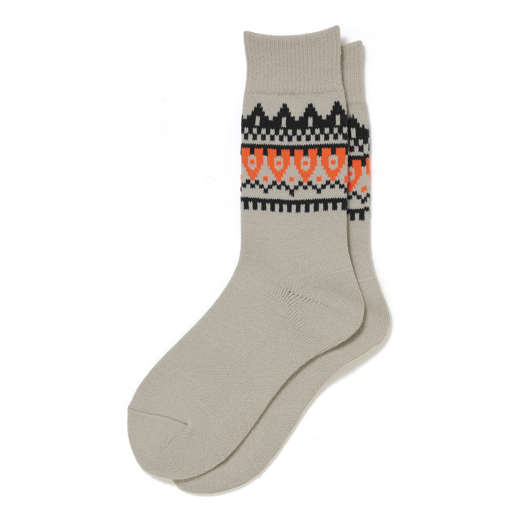 靴下 レディース / OBSCURE SOCKS オブスキュアソックス FREESIA Woman’s フリージア レディース / 23.0cm-25.0cm フェアアイル柄 ローゲージ 日本製 | OBSCURE SOCKS | 02