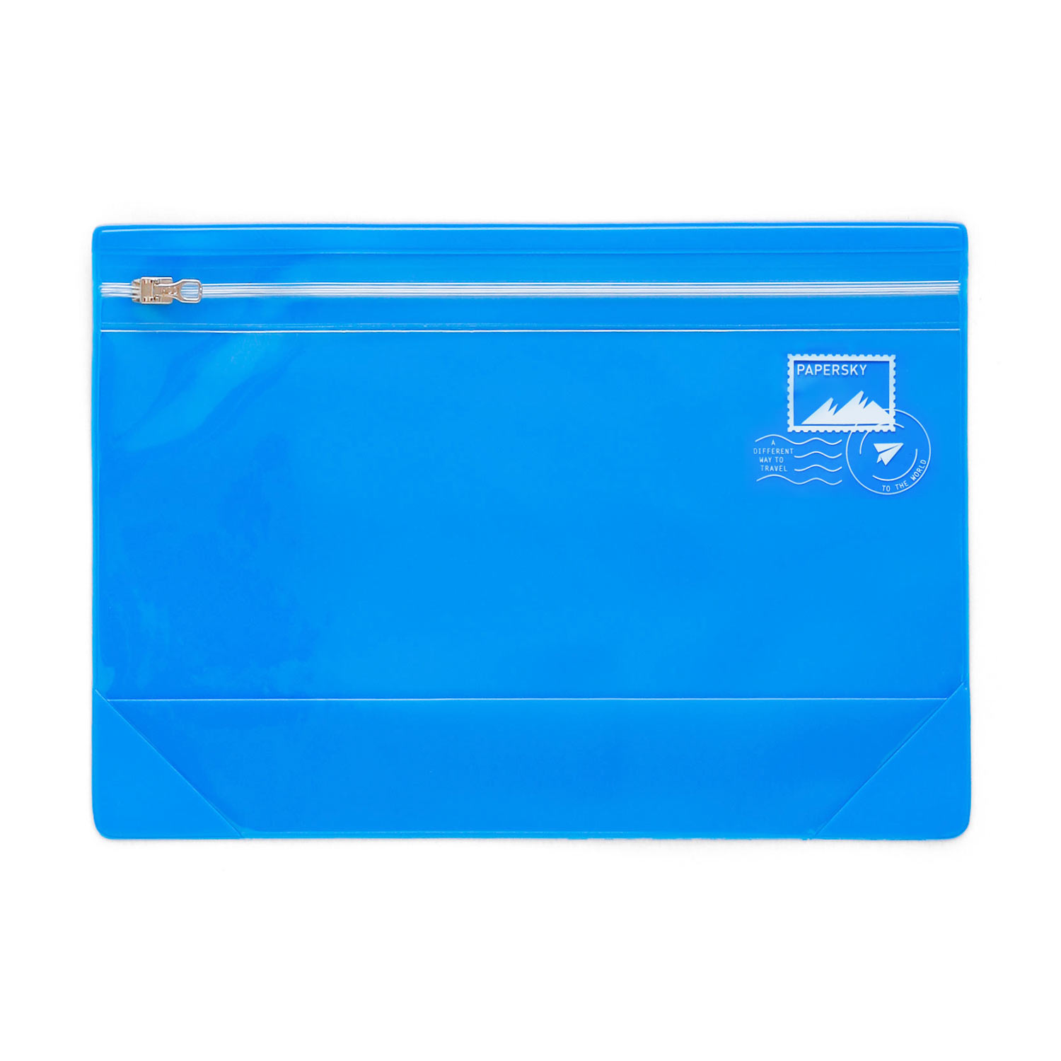 PAPERSKY Flat Pouch(L) ペーパースカイ フラットポーチ L トラベルポーチ 化粧ポーチ メイクポーチ クリアケース ガジェットケース | HIGHTIDE | 01