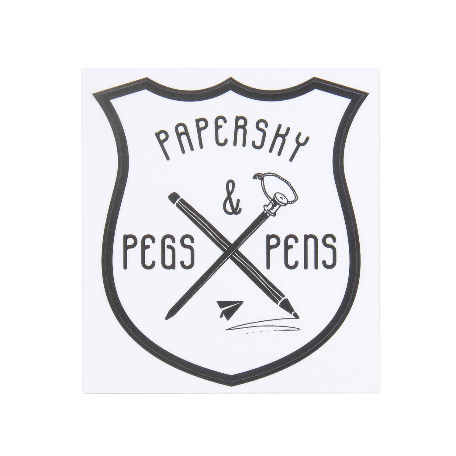 ステッカー PAPERSKY Pegs & Pens Sticker ペーパースカイ ペグ&ペン シール おしゃれ スマホ | HIGHTIDE | 01