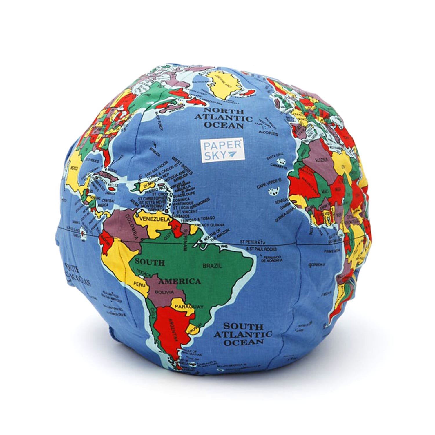 クッション PAPERSKY Cushion Globe ペーパースカイ 地球儀クッション インテリア 丸型 30cm おしゃれ｜htdd｜02