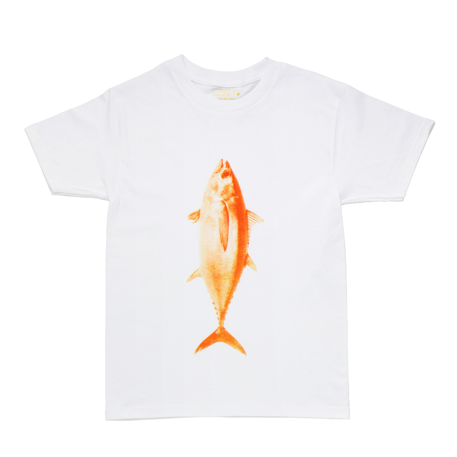 Tシャツ PAPERSKY ペーパースカイ MAGURO T マグロTシャツ メンズ レディース 半袖 魚 マグロ 鮪 綿100% 白 | PAPERSKY | 01
