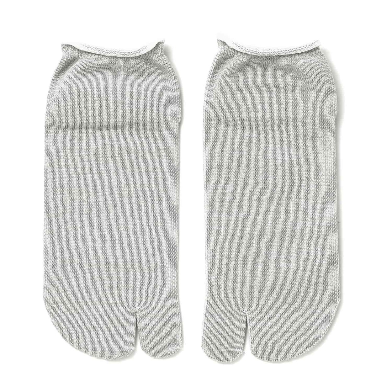 和紙糸ソックス L (メンズ) 直営店限定 和紙糸混 和紙混 ソックス ショート丈 靴下 足袋ソックス | HIGHTIDE | 01