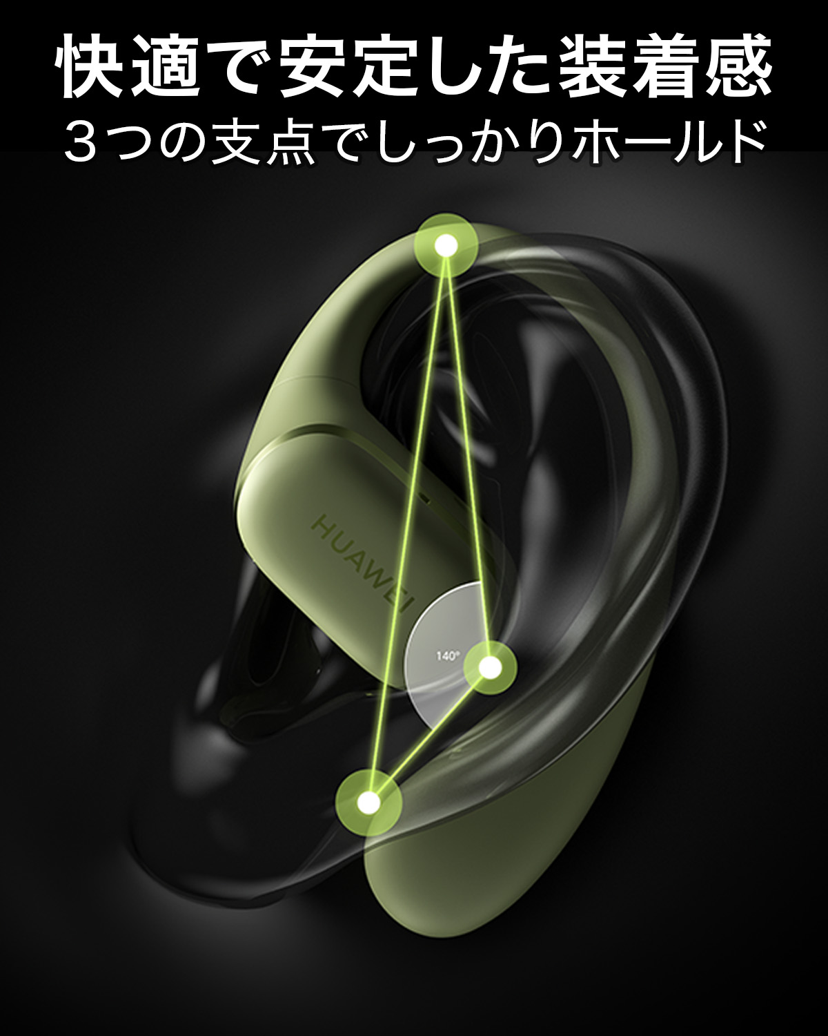 HUAWEI FreeArc ワイヤレスイヤホン 楽天市場】【GORA 500円クーポン&5120円OFF】HUAWEI FreeArc