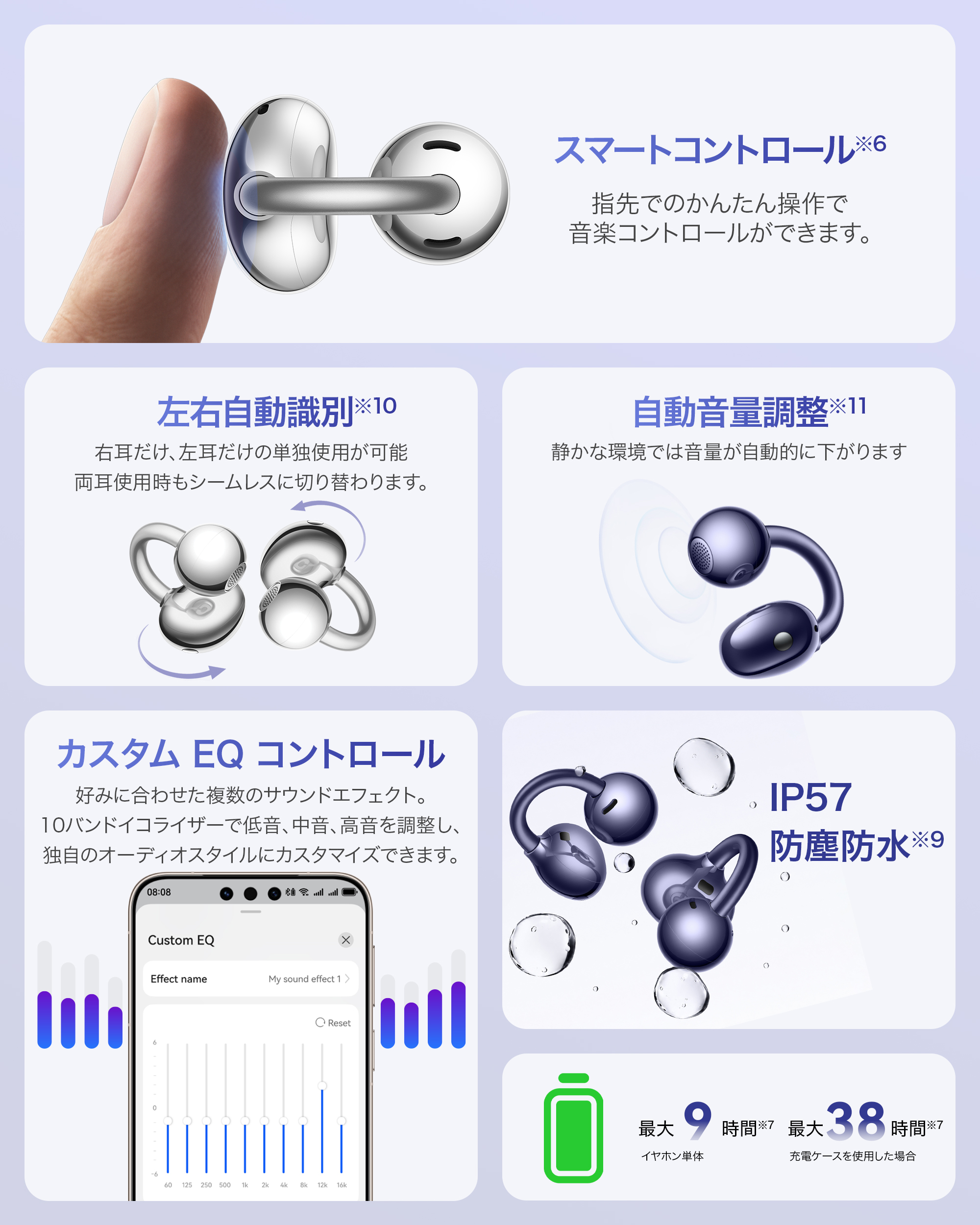 HUAWEI（ファーウェイ） HUAWEI FreeClip 2 S ワイヤレスイヤホン