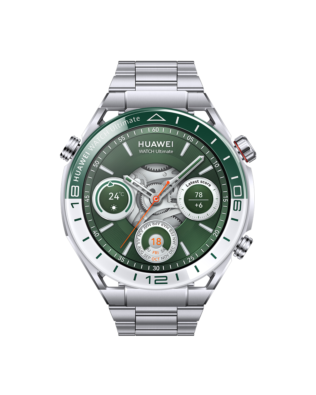 スマートウォッチ HUAWEI WATCH Ultimate ゴルフナビ ショットナビ フルカラーマップ 防水 ダイビング 1.5インチ 着信通知 通話機能の画像