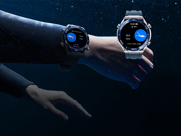 スマートウォッチ HUAWEI WATCH Ultimate 堅牢なリキッドメタル