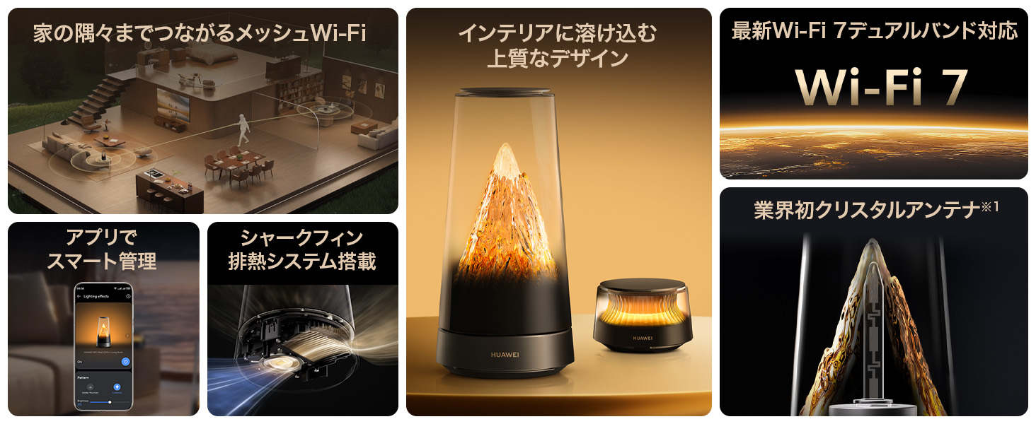 HUAWEI WiFi Mesh X3 Pro 機能紹介