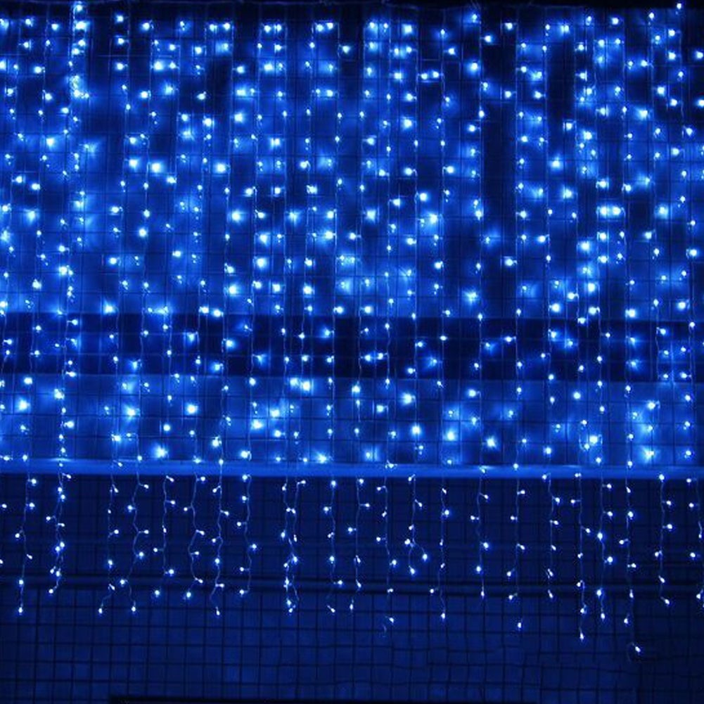 LEDイルミネーションライト 3m*3m304球ローボルト カーテンライト インテリアライト クリスマス 飾り防水  屋外対応  8つ点灯パターン｜hugeled｜04