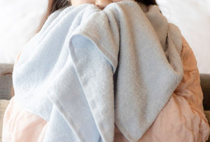 バスタオル おぼろタオル 素肌が微笑む バスタオル ラッピング袋入り 65cm