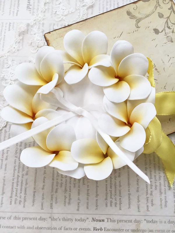 リングピロー プルメリア 手作りキット ブライダルインナー ハグ 通販 Paypayモール