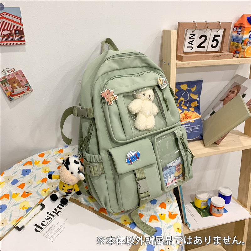 リュックサック シンプル 可愛い ポケット多い レディース メンズ リュックバック大容量 ファッション高校生 大学生 中学生 大容量 登山 韓国風 Rk0005 T Meng Life 通販 Yahoo ショッピング