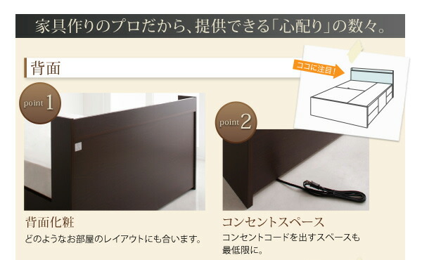 【訳あり・新品】 すのこベッド すのこ ベッド シングルベッド ベッドフレーム ベット 収納 収納付き ゼルトスプリングマットレス付き Bタイプ セミダブル 組立設置付 【EIM2030769700】(74235円)