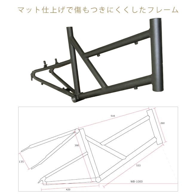 Stra(ストラ) 自転車 20インチ アルミ ミニベロ 7段変速 WACHSEN BV-207 ブラック [直送品]　5DAYS6