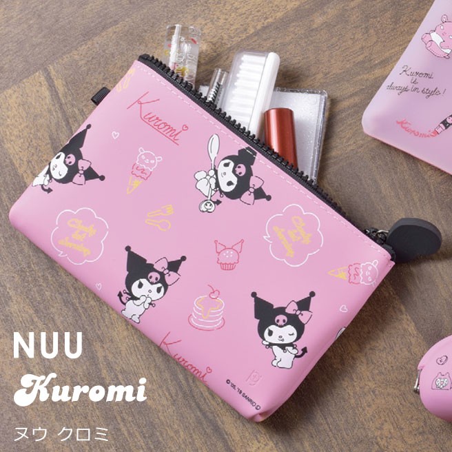 Nuu ヌウ クロミ ピンク 化粧ポーチ ペンケース サンリオ 最新号掲載アイテム レディース 小物入れ 財布 ペンポーチ 筆箱