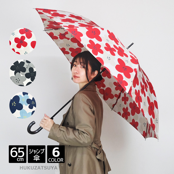 レディース傘 プリント 55cm ミニ 傘 折りたたみ傘 雨傘 北欧