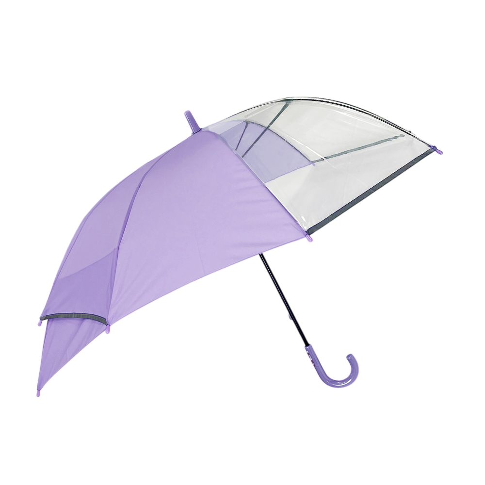 爆買 ランドセルが濡れない傘 無地 3コマ 透明窓 バックスライド