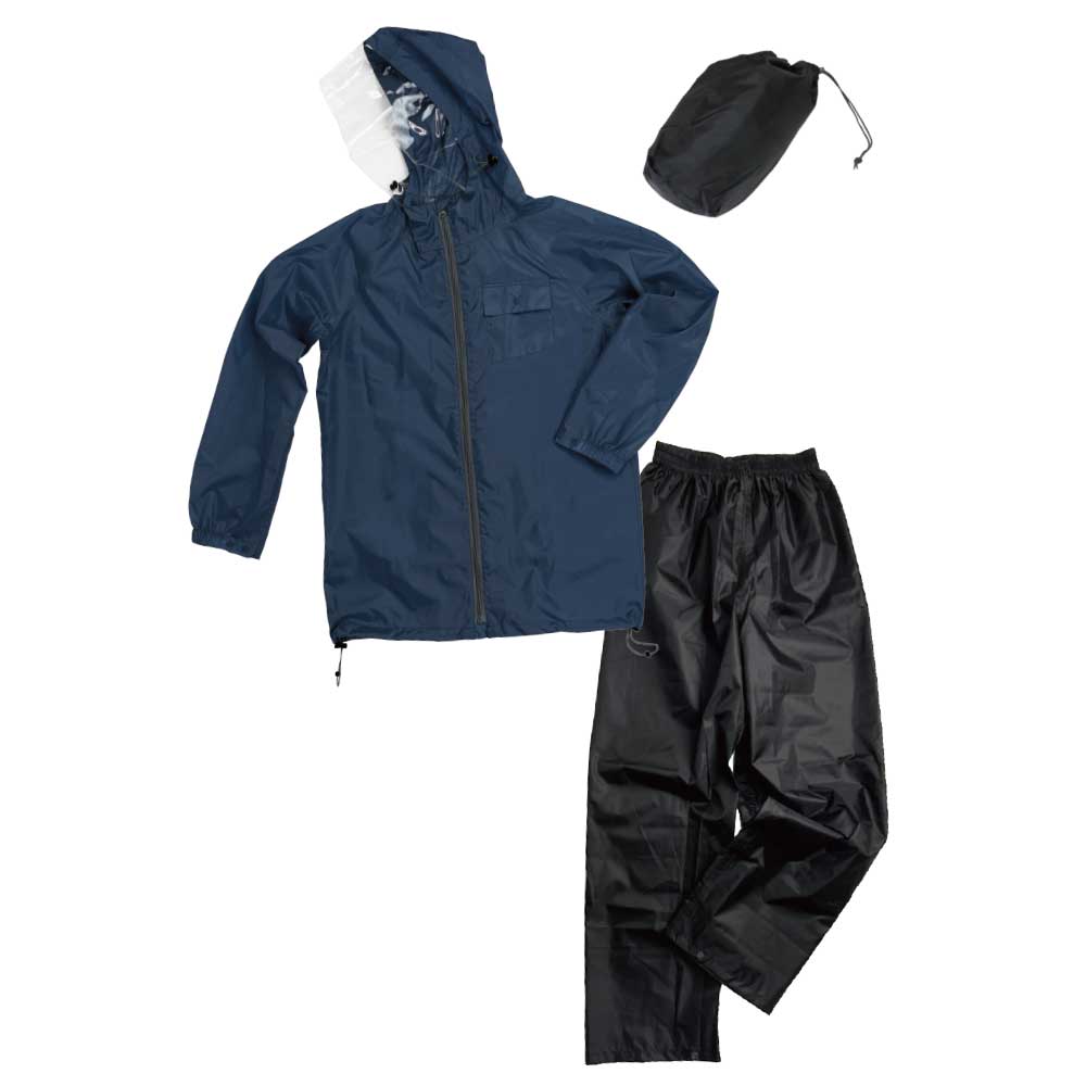 リュックが濡れない レインスーツ 上下セット リュックイン 耐水圧