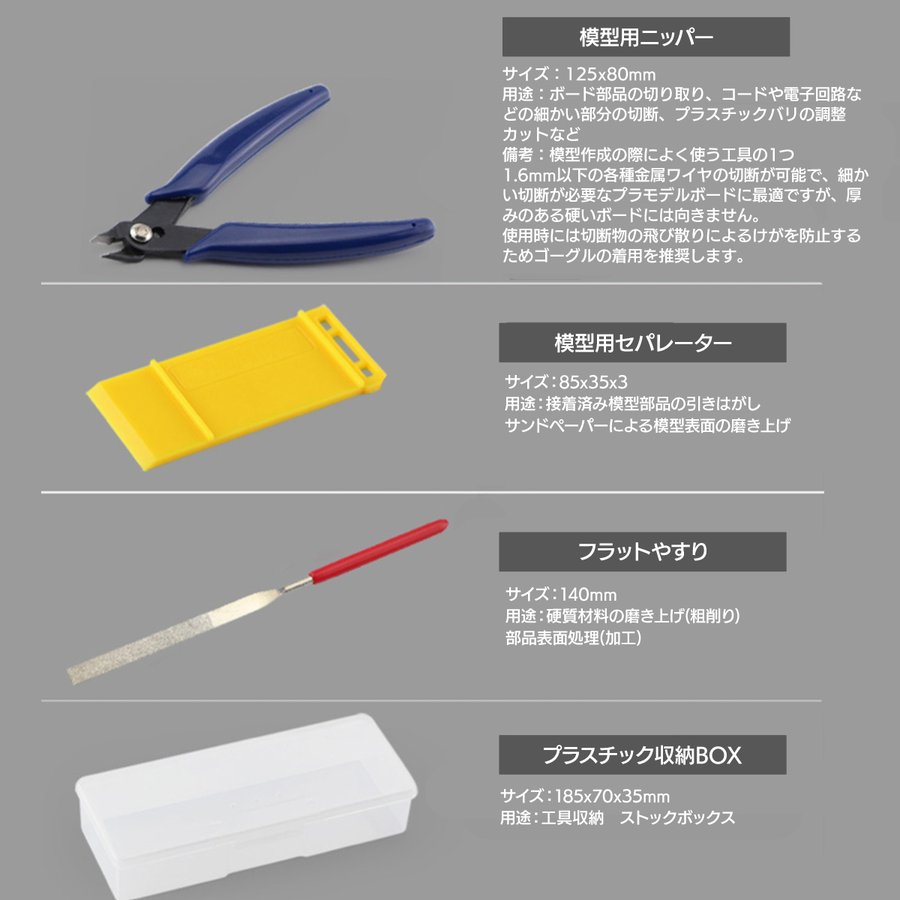 楽天市場】プラモデル 工具 13点セット デザインナイフ