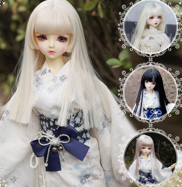 送料無料 bjd ドールヘアーウイッグ ドールかつら 1/6 人形ウイッグ