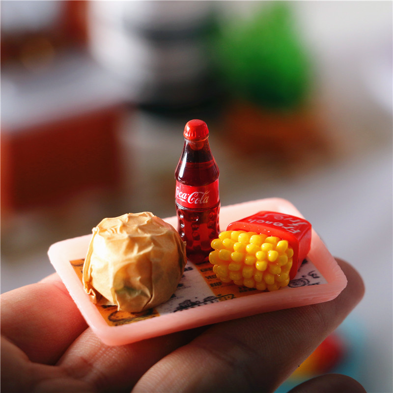 ミニチュア雑貨 ハンバーガーセット