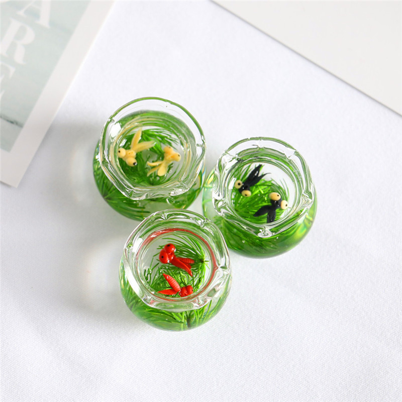 ミニチュア雑貨 金魚鉢