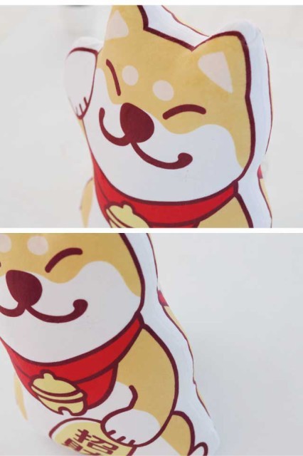 招き犬クッション