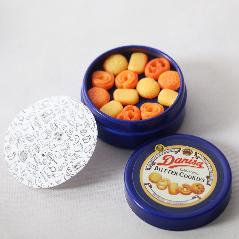ミニチュア雑貨 缶入り クッキー