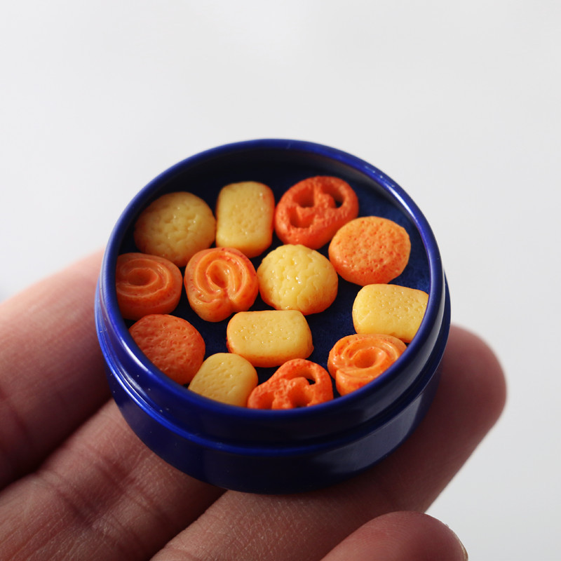 ミニチュア雑貨 缶入り クッキー