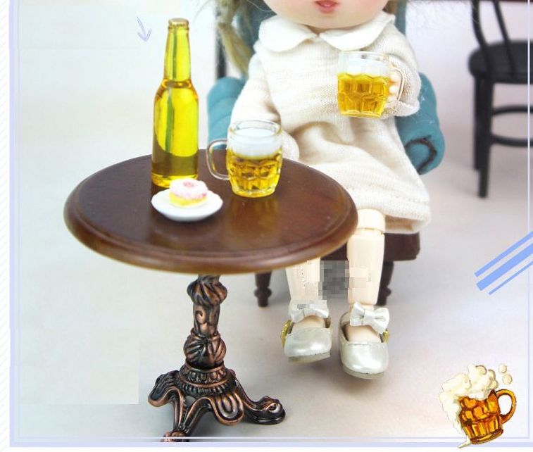 ミニチュア雑貨 ビールジョッキ 2個セット